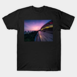 Singapore's Henderson Waves Bridge at Sunset T-Shirt